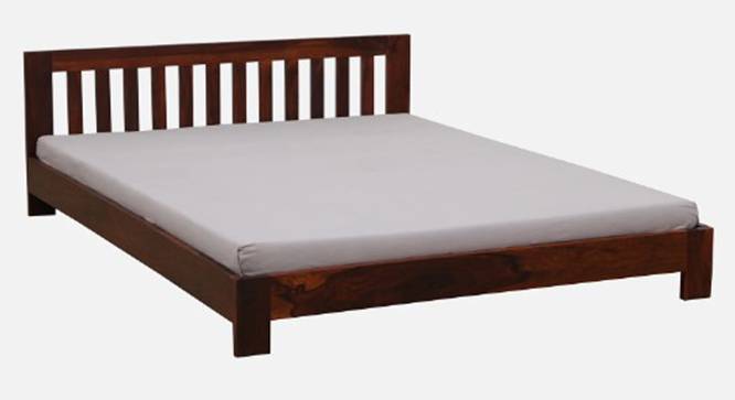 Orian Non Storage Bed in Honey Oak (Queen Bed Size, Honey Oak Finish) by Urban Ladder - - 