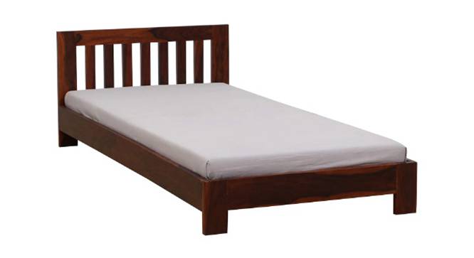 Orian Non Storage Bed in Honey Oak (Single Bed Size, Honey Oak Finish) by Urban Ladder - - 842236