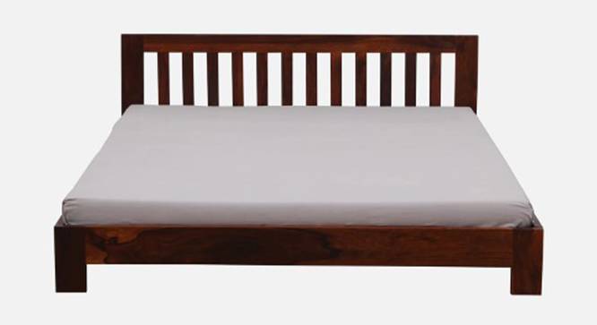 Orian Non Storage Bed in Honey Oak (Queen Bed Size, Honey Oak Finish) by Urban Ladder - - 