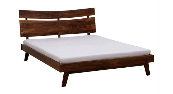 Asher Solid Wood Non Storage Bed In Provincial Teak Finish (Queen Bed Size, PROVINCIAL TEAK Finish) by Urban Ladder - - 