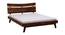 Asher Solid Wood Non Storage Bed In Provincial Teak Finish (Queen Bed Size, PROVINCIAL TEAK Finish) by Urban Ladder - - 