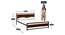 Palmer Non Storage Bed (Queen Bed Size, Honey Oak Finish) by Urban Ladder - - 