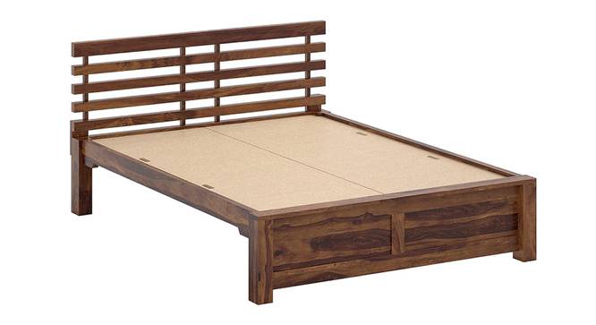 Penta Plank Non Storage Bed (Queen Bed Size, PROVINCIAL TEAK Finish) by Urban Ladder - - 