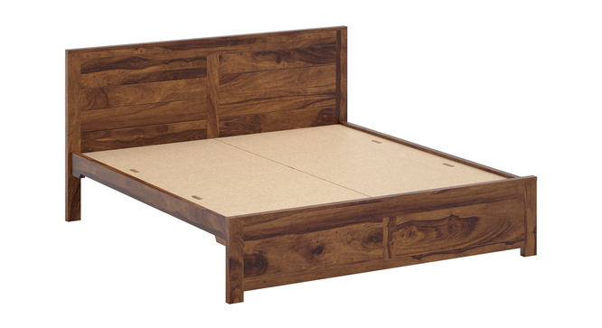 Finn Solid Wood Non Storage Bed (King Bed Size, PROVINCIAL TEAK Finish) by Urban Ladder - - 