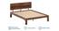 Triplet Solid Wood Non Storage Bed (Queen Bed Size, PROVINCIAL TEAK Finish) by Urban Ladder - - 