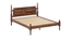 Sovereign Solid Wood Non Storage Bed (King Bed Size, PROVINCIAL TEAK Finish) by Urban Ladder - - 