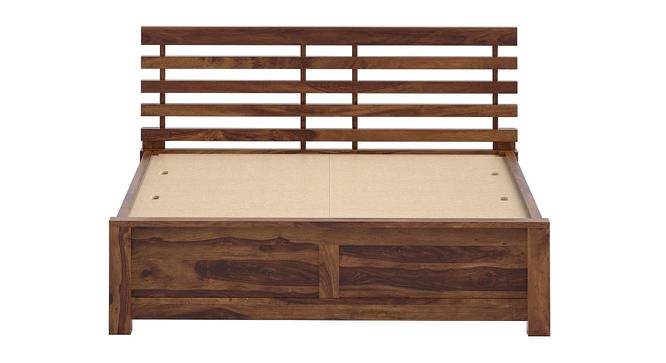 Penta Plank Non Storage Bed (Queen Bed Size, PROVINCIAL TEAK Finish) by Urban Ladder - - 