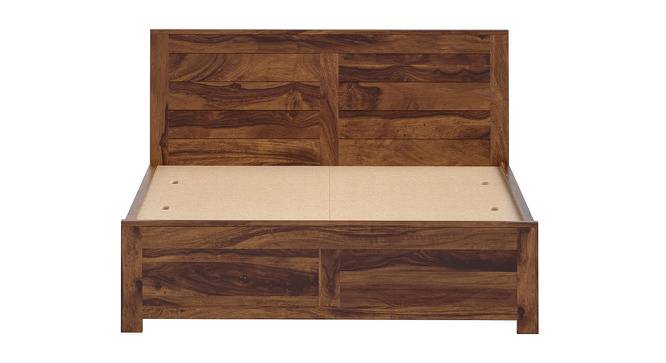 Finn Solid Wood Non Storage Bed (Queen Bed Size, PROVINCIAL TEAK Finish) by Urban Ladder - - 