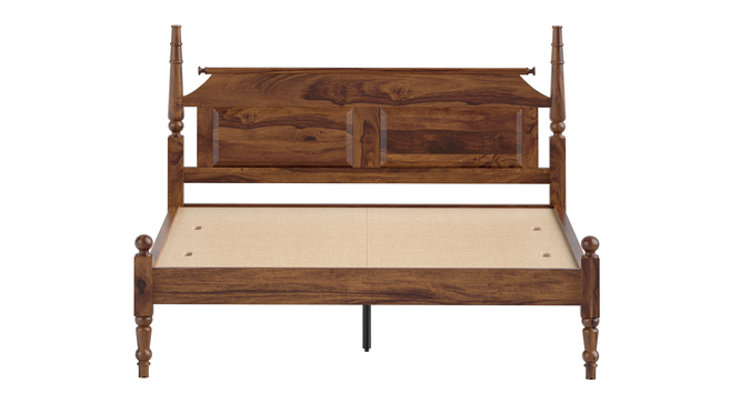 Sovereign Solid Wood Non Storage Bed (King Bed Size, PROVINCIAL TEAK Finish) by Urban Ladder - - 