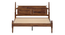 Sovereign Solid Wood Non Storage Bed (King Bed Size, PROVINCIAL TEAK Finish) by Urban Ladder - - 