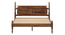 Sovereign Solid Wood Non Storage Bed (Queen Bed Size, PROVINCIAL TEAK Finish) by Urban Ladder - - 