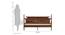 Sovereign Solid Wood Non Storage Bed (King Bed Size, PROVINCIAL TEAK Finish) by Urban Ladder - - 