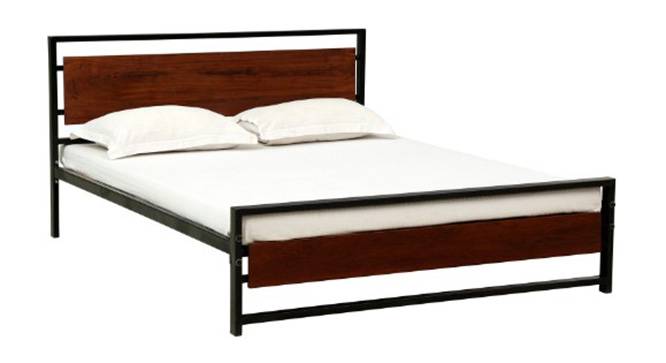 Palmer Non Storage Bed (King Bed Size, PROVINCIAL TEAK Finish) by Urban Ladder - - 