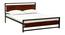 Palmer Non Storage Bed (King Bed Size, PROVINCIAL TEAK Finish) by Urban Ladder - - 