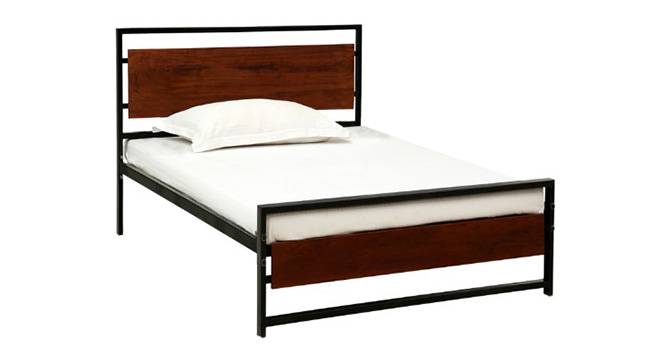 Palmer Non Storage Bed (Single Bed Size, PROVINCIAL TEAK Finish) by Urban Ladder - - 