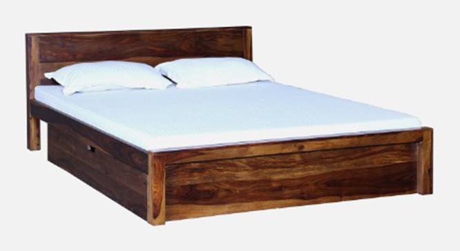 Monaco Solid Wood Storage Bed (Queen Bed Size, Drawer Storage Type, PROVINCIAL TEAK Finish) by Urban Ladder - - 
