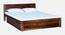 Monaco Solid Wood Storage Bed (Queen Bed Size, Drawer Storage Type, PROVINCIAL TEAK Finish) by Urban Ladder - - 