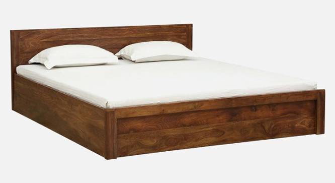 Monaco Solid Wood Storage Bed (Queen Bed Size, Box Storage Type, PROVINCIAL TEAK Finish) by Urban Ladder - - 