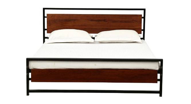 Palmer Non Storage Bed (King Bed Size, PROVINCIAL TEAK Finish) by Urban Ladder - - 
