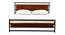 Palmer Non Storage Bed (King Bed Size, PROVINCIAL TEAK Finish) by Urban Ladder - - 