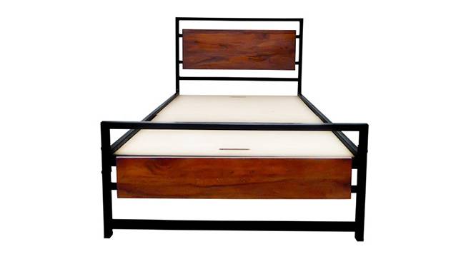 Palmer Non Storage Bed (Single Bed Size, PROVINCIAL TEAK Finish) by Urban Ladder - - 