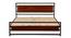 Palmer Non Storage Bed (King Bed Size, PROVINCIAL TEAK Finish) by Urban Ladder - - 