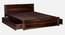 Monaco Solid Wood Storage Bed (Queen Bed Size, Drawer Storage Type, PROVINCIAL TEAK Finish) by Urban Ladder - - 