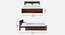 Monaco Solid Wood Storage Bed (Queen Bed Size, Drawer Storage Type, PROVINCIAL TEAK Finish) by Urban Ladder - - 