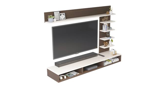 Primax Plus Wall Mounted Entertainment TV  Unit (Wenge & Frosty Finish, 40 Inch Size) by Urban Ladder - Front View Design 1 - 842646