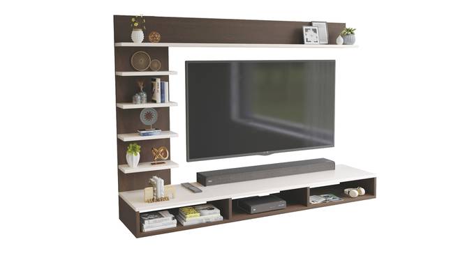 Primax Plus Wall Mounted Entertainment TV  Unit (Wenge & Frosty Finish, 40 Inch Size) by Urban Ladder - Design 1 Side View - 842658