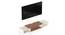 Toska Wall Mounted Entertainment TV Unit (42 Inch Size, Walnut & Frosty Finish) by Urban Ladder - Design 1 Side View - 842720