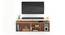 Skiddo Floor standing Entertainment TV Unit (55 Inch Size, Walnut & White Finish) by Urban Ladder - Rear View Design 1 - 842740