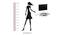 Toska Wall Mounted Entertainment  TV Unit (42 Inch Size, Wenge & Frosty Finish) by Urban Ladder - Design 1 Dimension - 842757