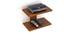 Stellar Wall Mounted Entertainment TV Unit (Walnut Finish, 32 Inch Size) by Urban Ladder - Front View Design 1 - 842765