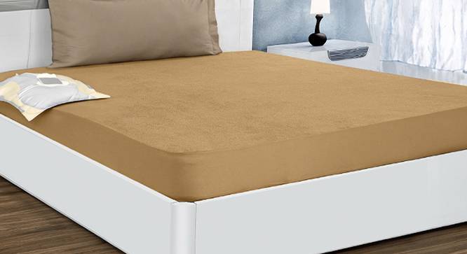 Water Proof Terry Cotton Mattress Protector - Single (White, Single Mattress Protector Type, 72 x 42 in Mattress Protector Size) by Urban Ladder - - 