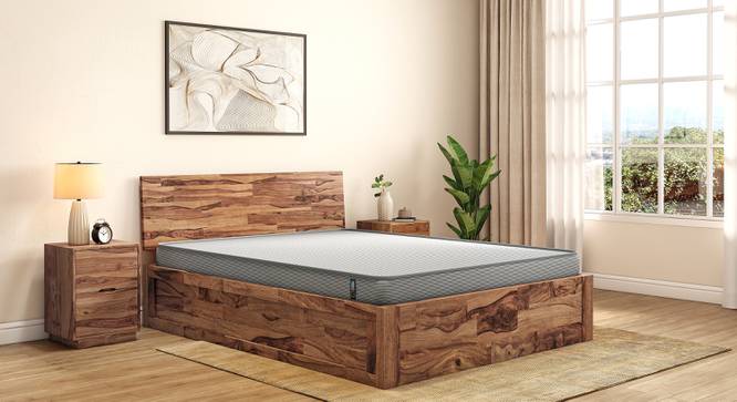 Essential Foam Mattress (King Mattress Type, 78 x 72 in (Standard) Mattress Size, 4 in Mattress Thickness (in Inches)) by Urban Ladder - Full View Design 1 - 843556