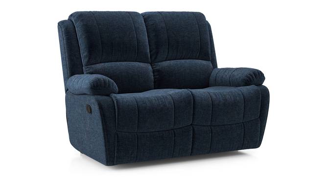 Lebowski Recliner (Two Seater, Cobalt Fabric) by Urban Ladder - Cross View Design 1 - 