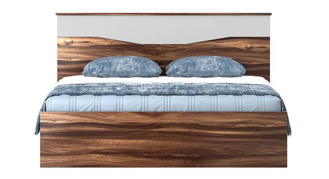 Stella King Bed With Box Storage (King Bed Size, Box Storage Type, Asian Walnut Finish) by Urban Ladder - Design 1 Side View - 844088