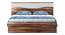 Stella King Bed With Box Storage (King Bed Size, Box Storage Type, Asian Walnut Finish) by Urban Ladder - Design 1 Side View - 844088