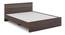 Kane King Bed In Choco walnut (Queen Bed Size, Choco Walnut Finish) by Urban Ladder - Design 1 Side View - 844089