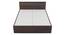 Kane King Bed In Choco walnut (King Bed Size, Choco Walnut Finish) by Urban Ladder - Ground View Design 1 - 844099