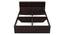 Nexon King Bed In Choco Walnut Color (King Bed Size, Choco Walnut Finish) by Urban Ladder - Ground View Design 1 - 844123