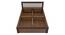 Eco Queen Bed With Box Storage (Queen Bed Size, Box Storage Type, Exotic Teak Finish) by Urban Ladder - Ground View Design 1 - 844141