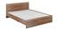 Amber King Bed In Natural Teak Finish (Queen Bed Size, Natural Teak Finish) by Urban Ladder - Front View Design 1 - 844171
