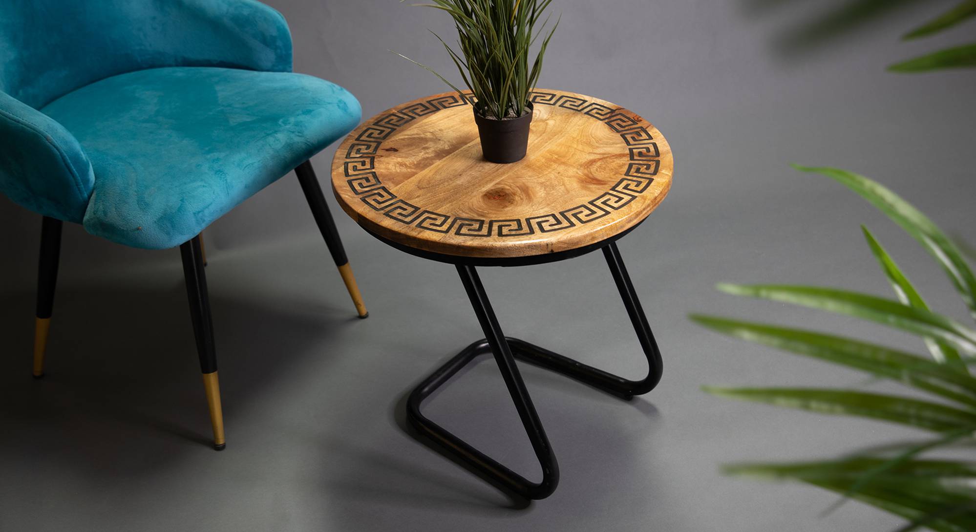 Epoxy Piaggio Side Table Urban Ladder
