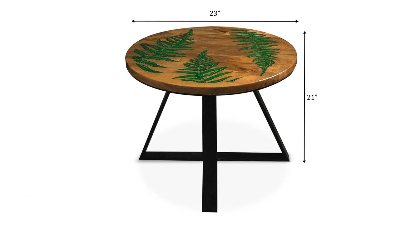 Epoxy Fern Side Table Urban Ladder