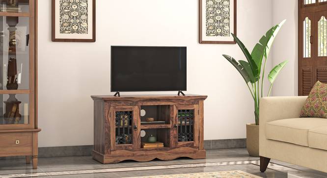 Bunai Tv Cabinet (Finish: Teak) (Teak Finish) by Urban Ladder - - 