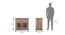 Bunai Two Door Two Drawer Cabinet (Finish: Teak) (Teak Finish) by Urban Ladder - - 