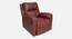 Spino Single Seater Recliner (Wine Red, One Seater) by Urban Ladder - Front View Design 1 - 844371