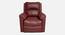 Spino Single Seater Recliner (Wine Red, One Seater) by Urban Ladder - Design 1 Side View - 844378